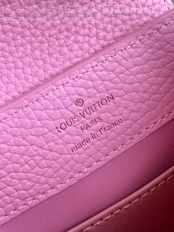 First bag ru LOUIS VUITTON CAPUCINES MINI-21*14*8CM