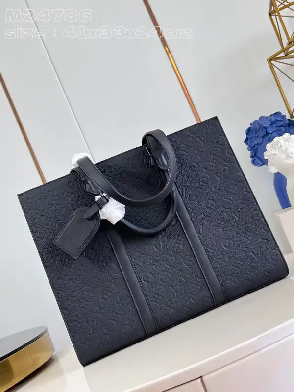 Cheap LOUIS VUITTON Sac Plat 24H-41*33*14CM