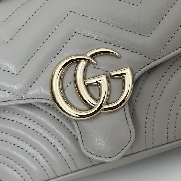 HOT SALE GUCCI GG Marmont mini top handle bag-17*13*6CM