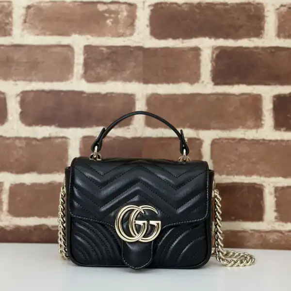 Frstbag ru GUCCI GG Marmont mini top handle bag-17*13*6CM