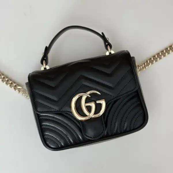 Frstbag ru GUCCI GG Marmont mini top handle bag-17*13*6CM