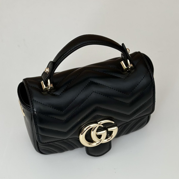 HOT SALE GUCCI GG Marmont mini top handle bag-17*13*6CM