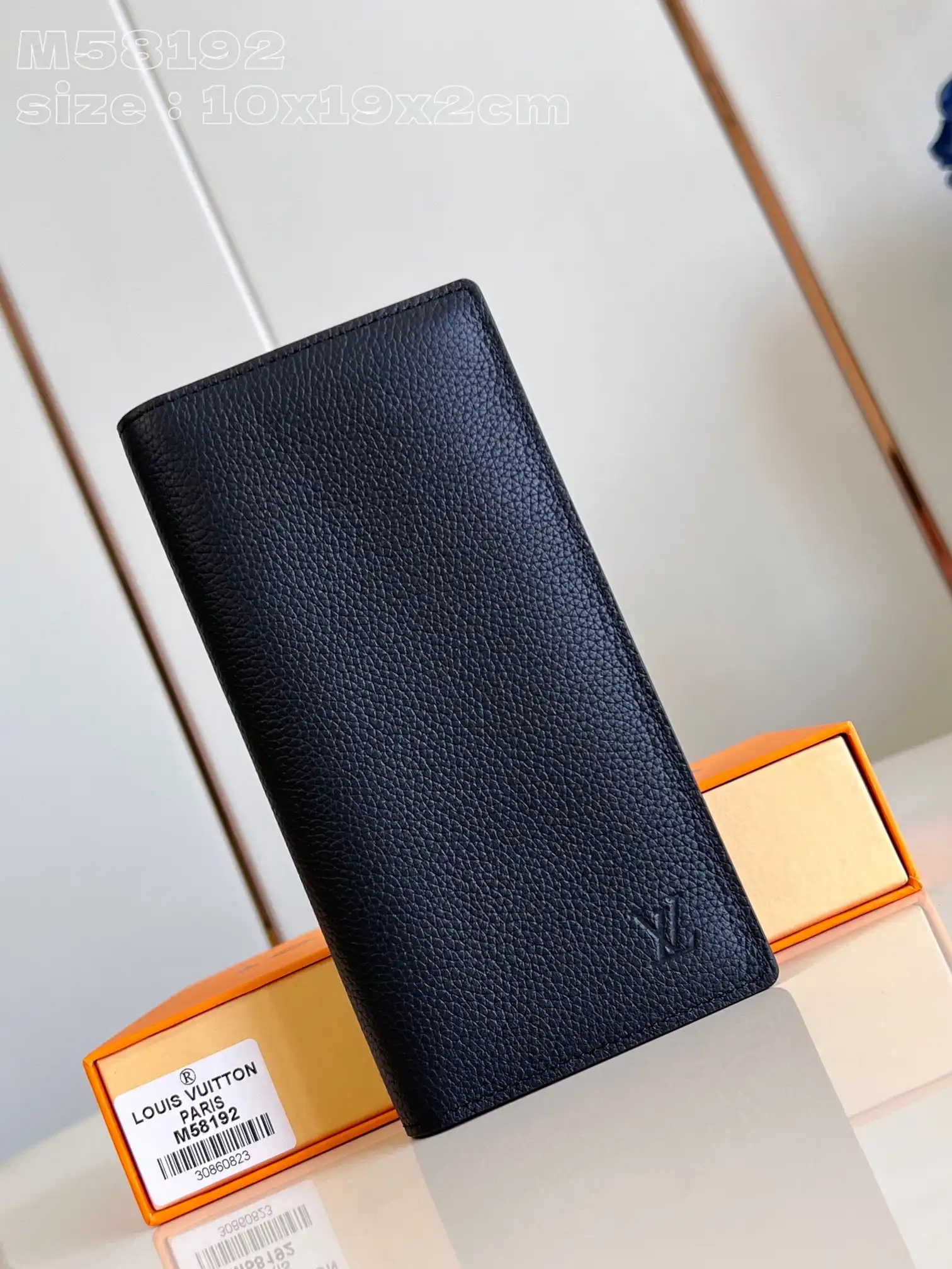 LOUIS VUITTON BRAZZA WALLET-10*19*2cm