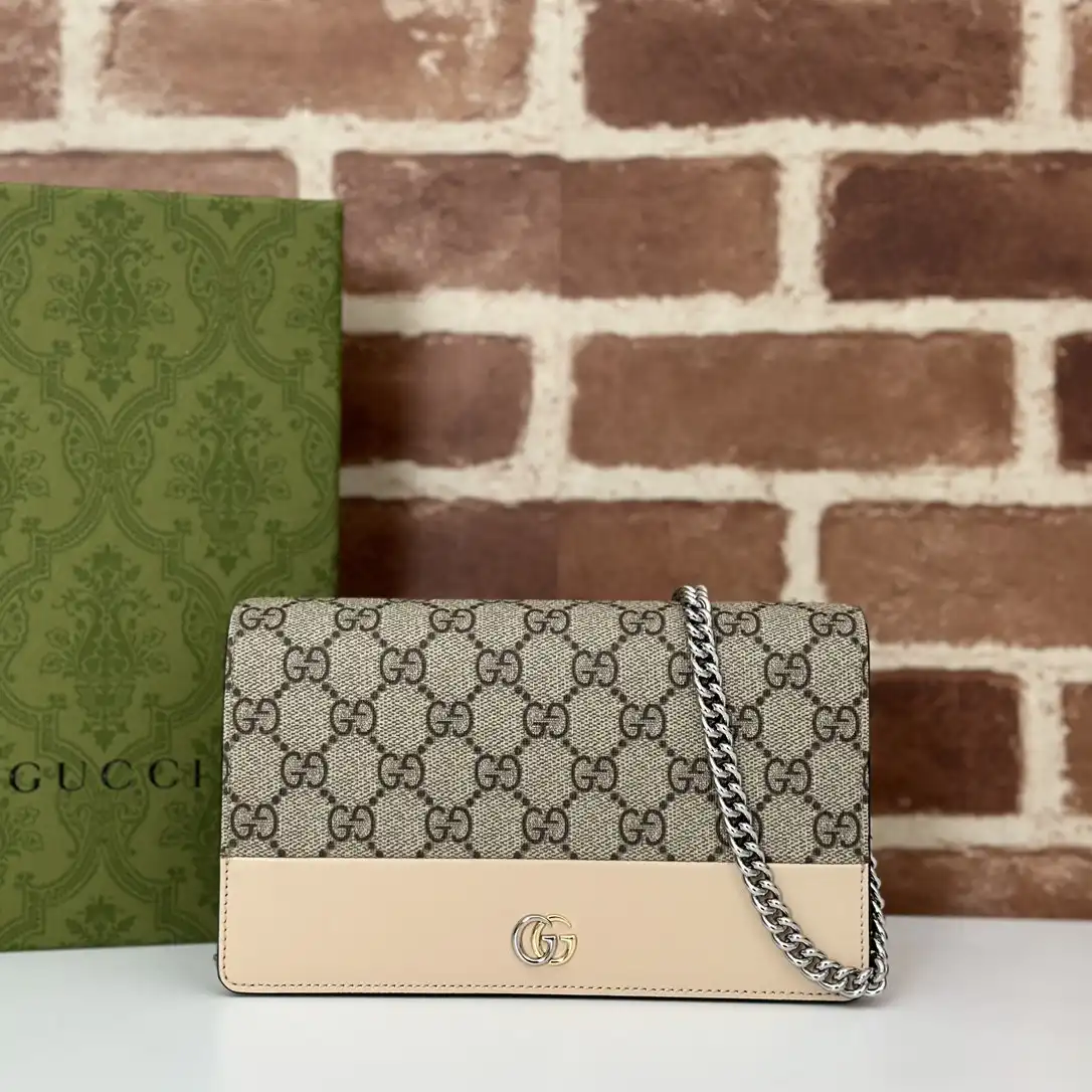 GUCCI GG Marmont chain wallet-20*12.5*4CM