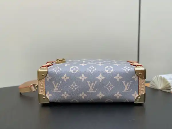 First bag ru LOUIS VUITTON Side Trunk PM-18*12.5*8CM