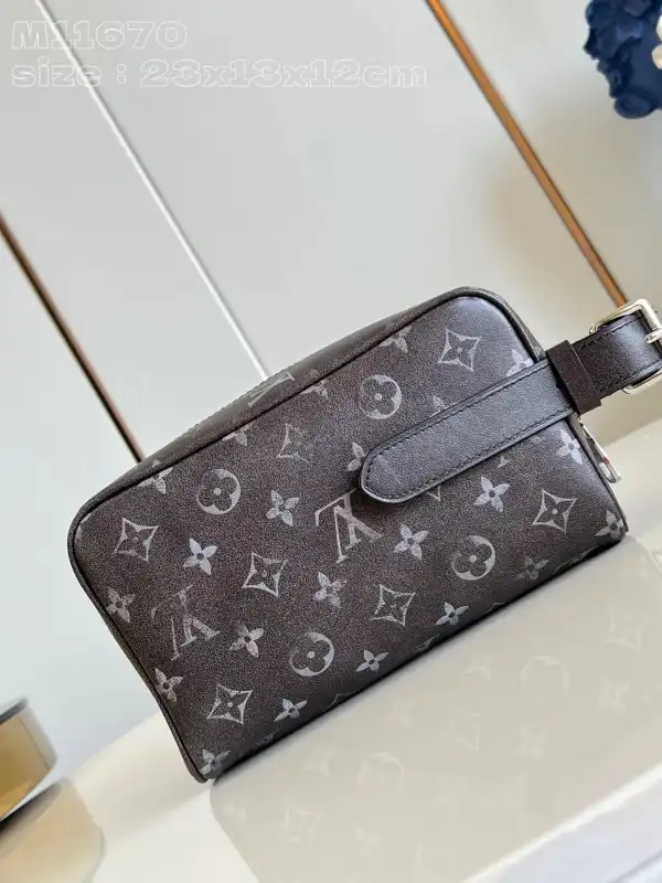 Eliminating the middleman and passing on savings to you. With massive production and tax-free benefits LOUIS VUITTON LOCKER DOPP KIT bag-23*13*12CM