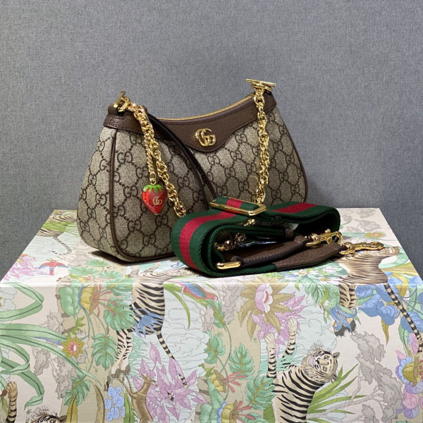 HOT SALE Gucci Ophidia small shoulder bag-25*15.5*6cm