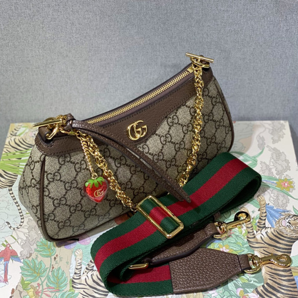 HOT SALE Gucci Ophidia small shoulder bag-25*15.5*6cm