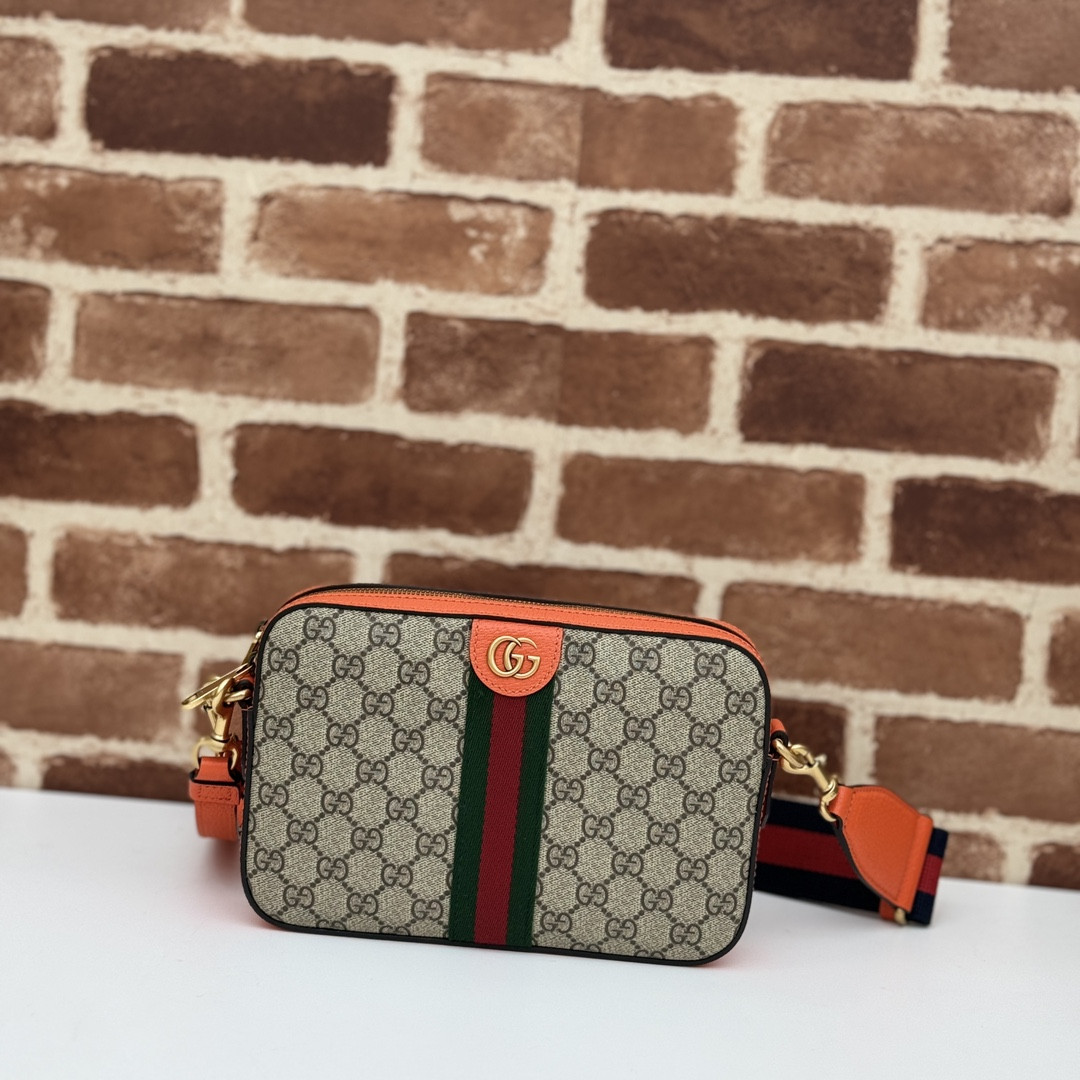 HOT SALE GUCCI OPHIDIA GG small CROSSBODY BAG-23.5*16*4.5CM