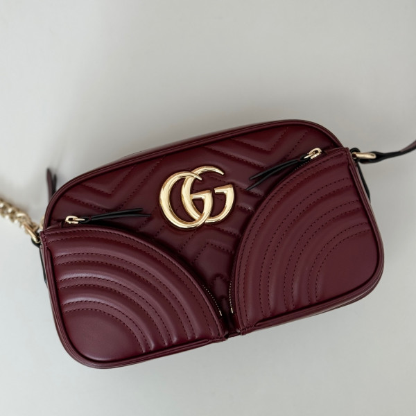 HOT SALE Gucci GG Marmont small shoulder bag-24.5*15*9CM