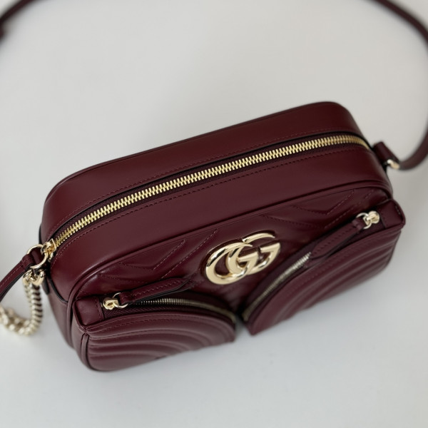 HOT SALE Gucci GG Marmont small shoulder bag-24.5*15*9CM