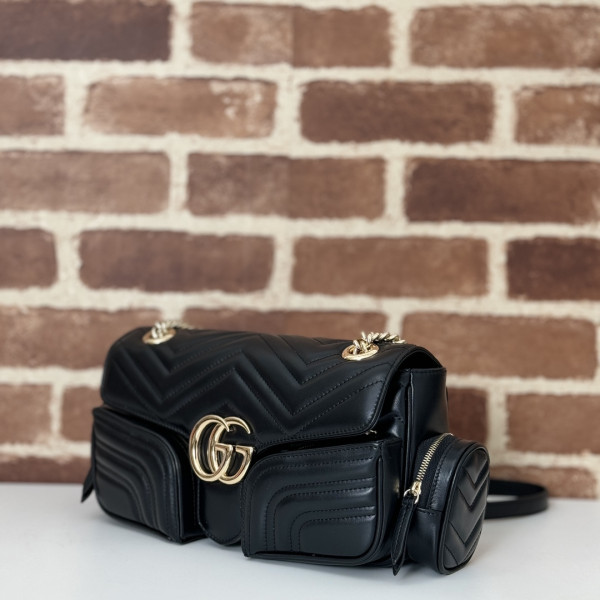 HOT SALE Gucci GG Marmont small multi-pocket bag