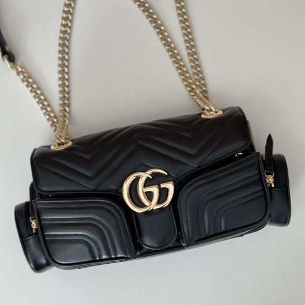 HOT SALE Gucci GG Marmont small multi-pocket bag