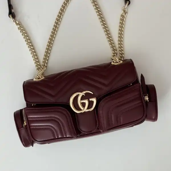 Cheap Gucci GG Marmont small multi-pocket bag