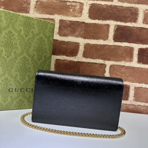 HOT SALE Gucci Chain wallet with Gucci script