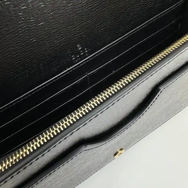 Gucci Chain wallet with Gucci script