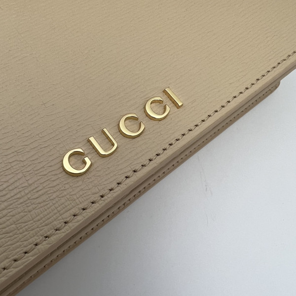 HOT SALE Gucci Chain wallet with Gucci script