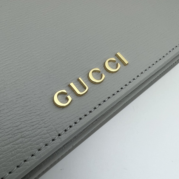 HOT SALE Gucci Chain wallet with Gucci script