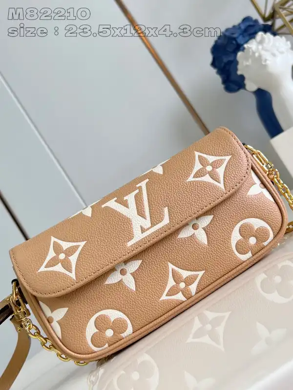 First bag ru LOUIS VUITTON Wallet on Chain Ivy-23.5*12*4.3cm