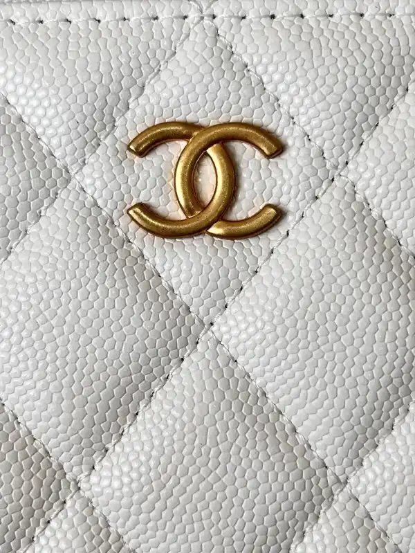 CHANEL SMALL VANITY WITH CHANELASSIC CHAIN-16x9.5x8cm