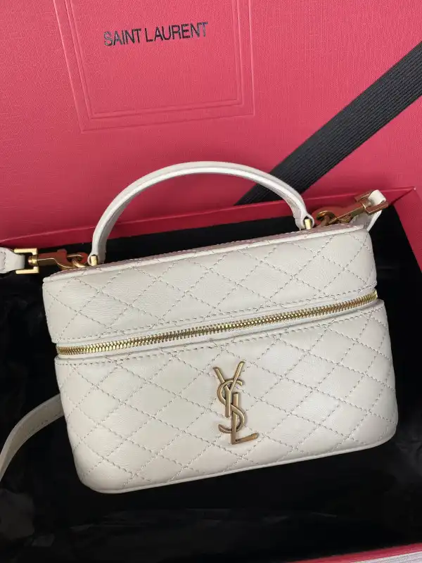 First bag ru YSL Gaby vanity bag in lambskin