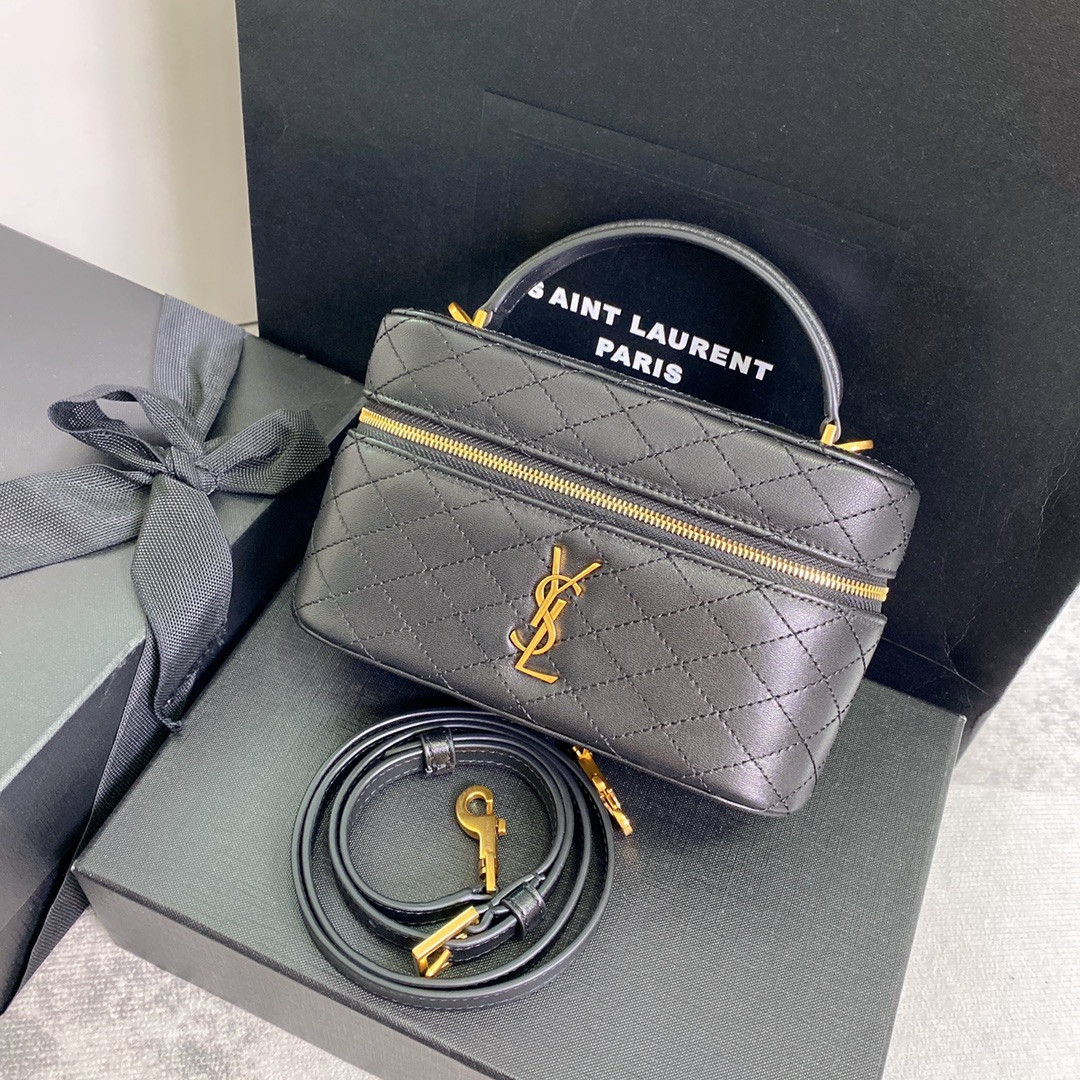 HOT SALE YSL Gaby vanity bag in lambskin