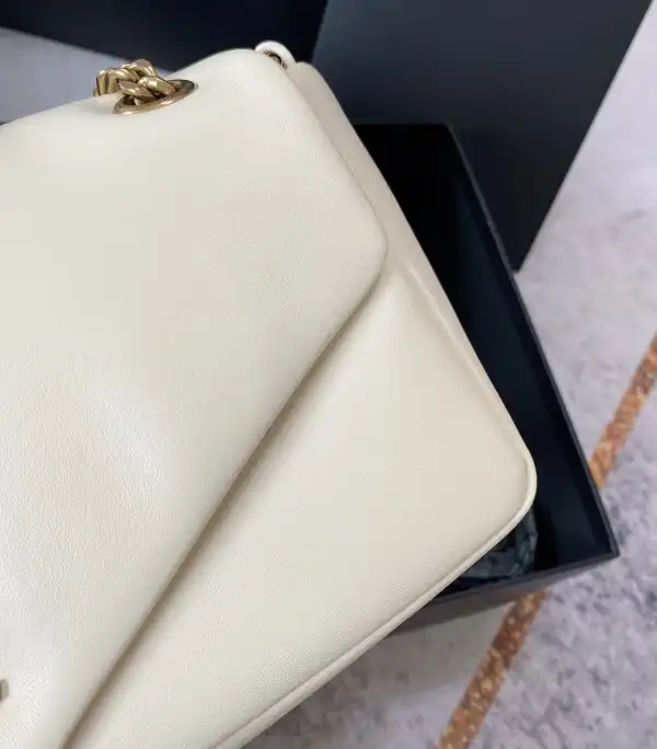 YSL CALYPSO IN PLUNGED LAMBSKIN