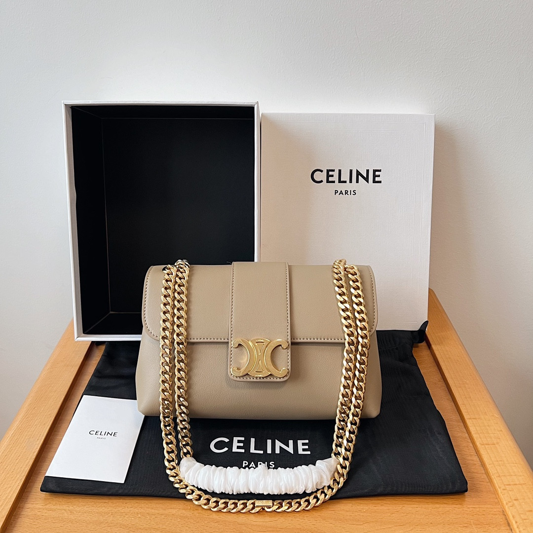 HOT SALE CELIN* VICTOIRE SMALL BAG-23.5X14X8cm