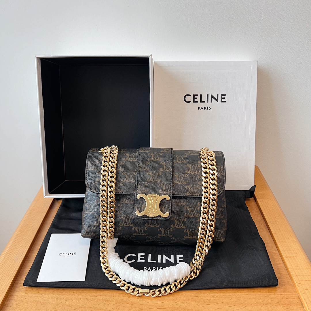 HOT SALE CELIN* VICTOIRE SMALL BAG-23.5X14X8cm