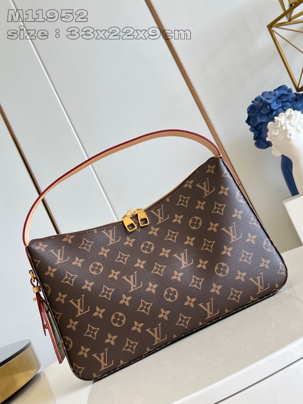 HOT SALE LOUIS VUITTON Slouchy PM-33*22*9CM