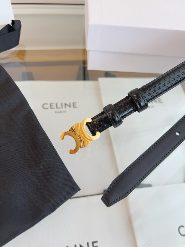 HOT SALE CELIN* BELT-GOLD SILVER