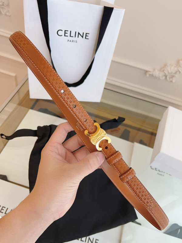 HOT SALE CELIN* BELT-GOLD SILVER