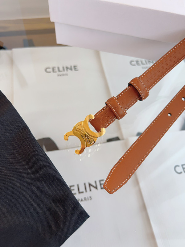 HOT SALE CELIN* BELT-GOLD SILVER