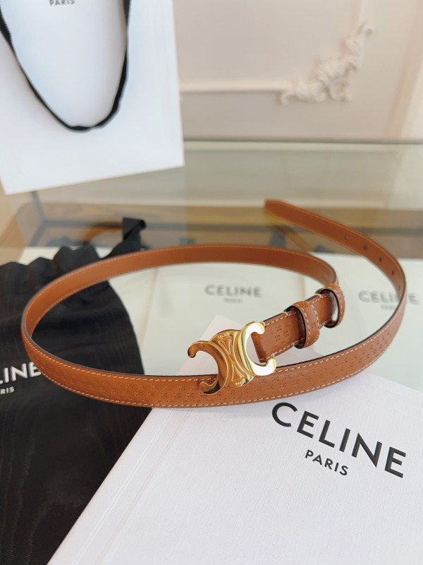 HOT SALE CELIN* BELT-GOLD SILVER