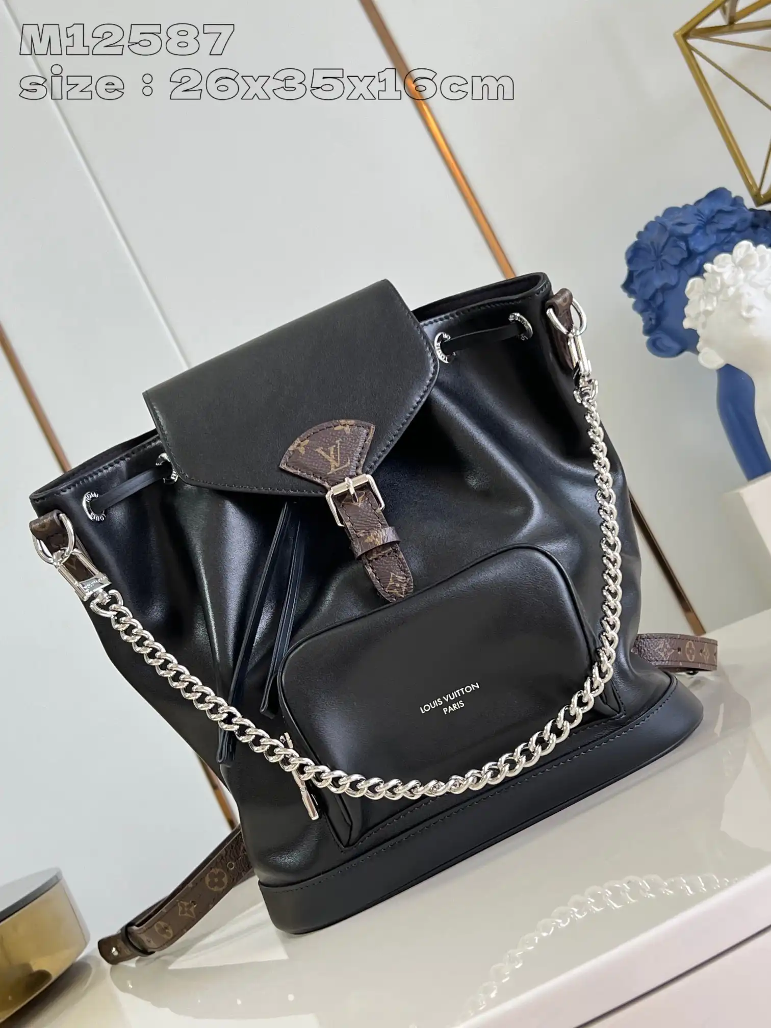 First bag ru LOUIS VUITTON Montsouris PM-26*35.5*16CM