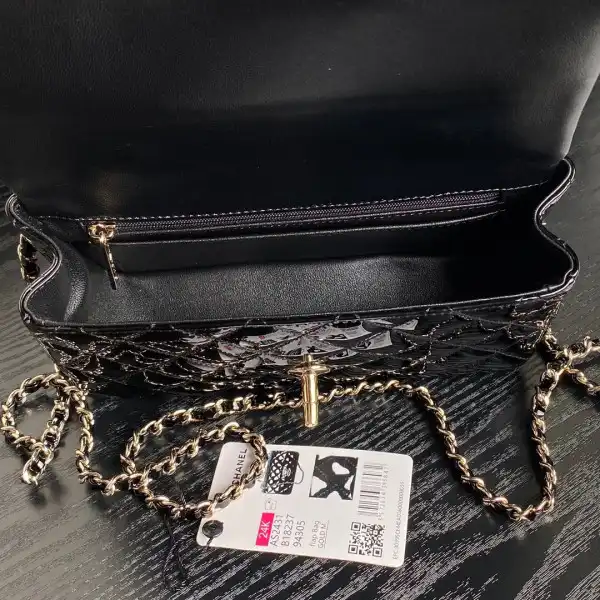 CHANEL Mini CHANELassic Handbag With Top Handle