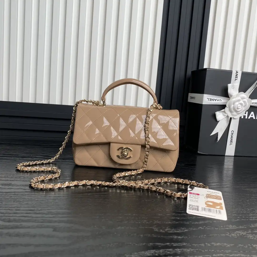 CHANEL Mini CHANELassic Handbag With Top Handle