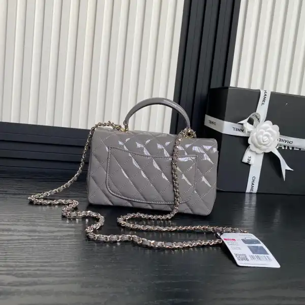 CHANEL Mini CHANELassic Handbag With Top Handle