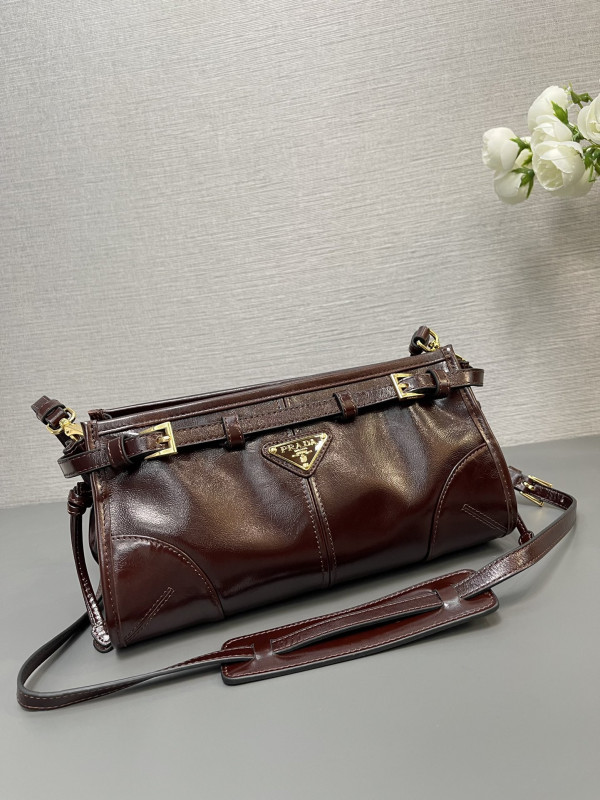 HOT SALE Prada Small leather shoulder bag