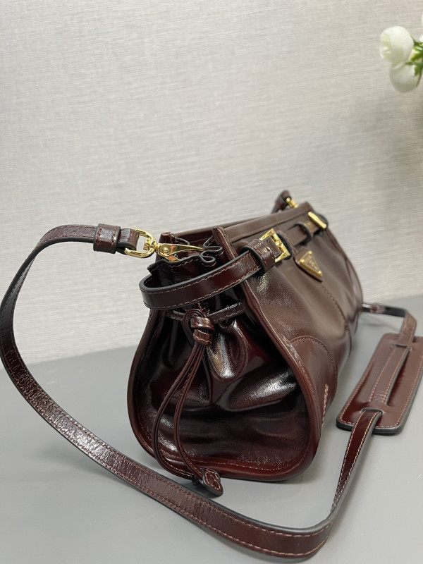 HOT SALE Prada Small leather shoulder bag