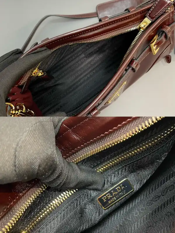 Prada Small leather shoulder bag