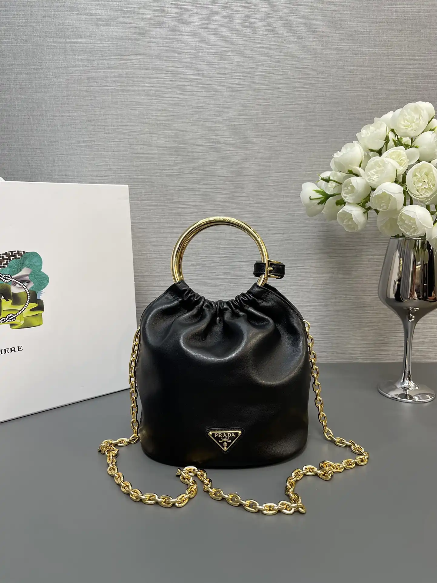 REP Prada Nappa leather mini bag