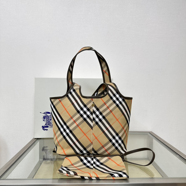 HOT SALE BURBERRY Medium Check Tote bag-41*14*26CM