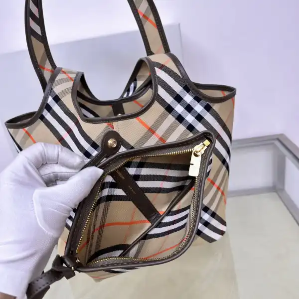 First Bag Ru BURBERRY Medium Check Tote bag-41*14*26CM