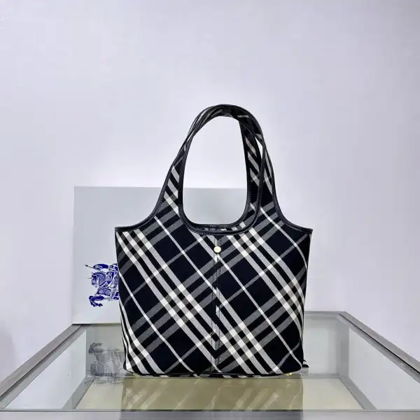 BURBERRY Medium Check Tote bag-41*14*26CM