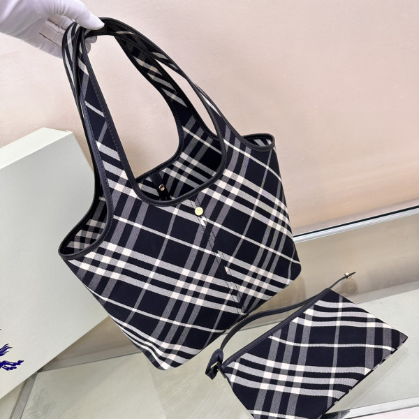 HOT SALE BURBERRY Medium Check Tote bag-41*14*26CM