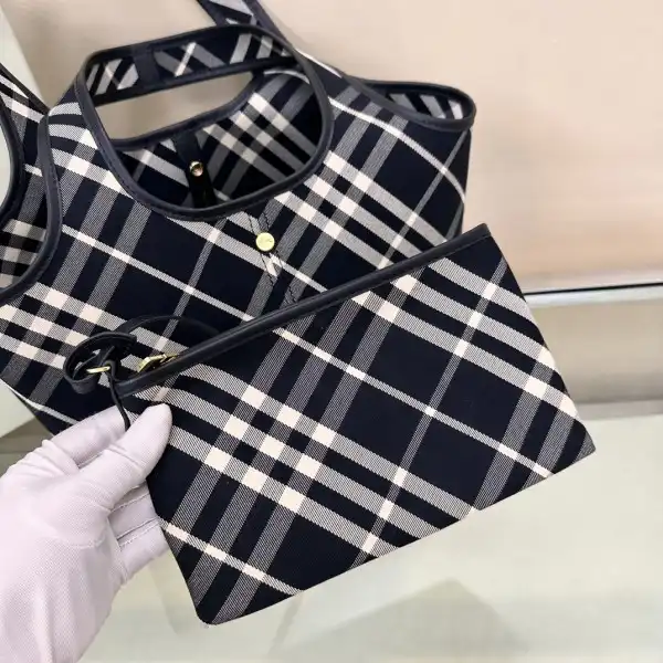 BURBERRY Medium Check Tote bag-41*14*26CM