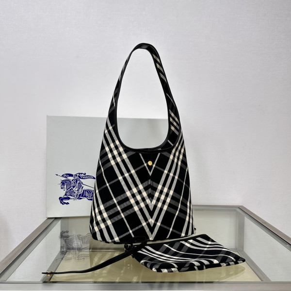 HOT SALE BURBERRY Small Check Shoulder Bag