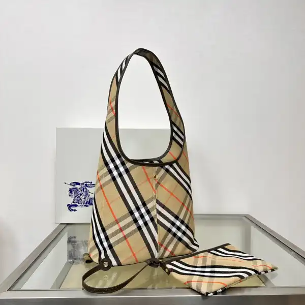 BURBERRY Small Check Shoulder Bag