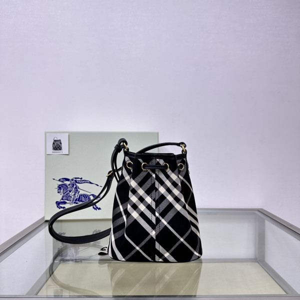 HOT SALE Burberry Mini Check Drawstring Pouch​